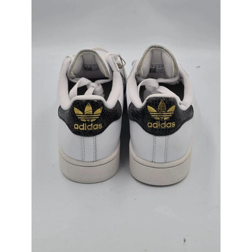 Adidas Superstar II W Women’s 8.5 Men’s 7.5 White Black Gold JP8162 New Repacked